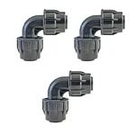 High Quality 32 mm Plastic Rain port Elbow (Pack of 3 Pcs)